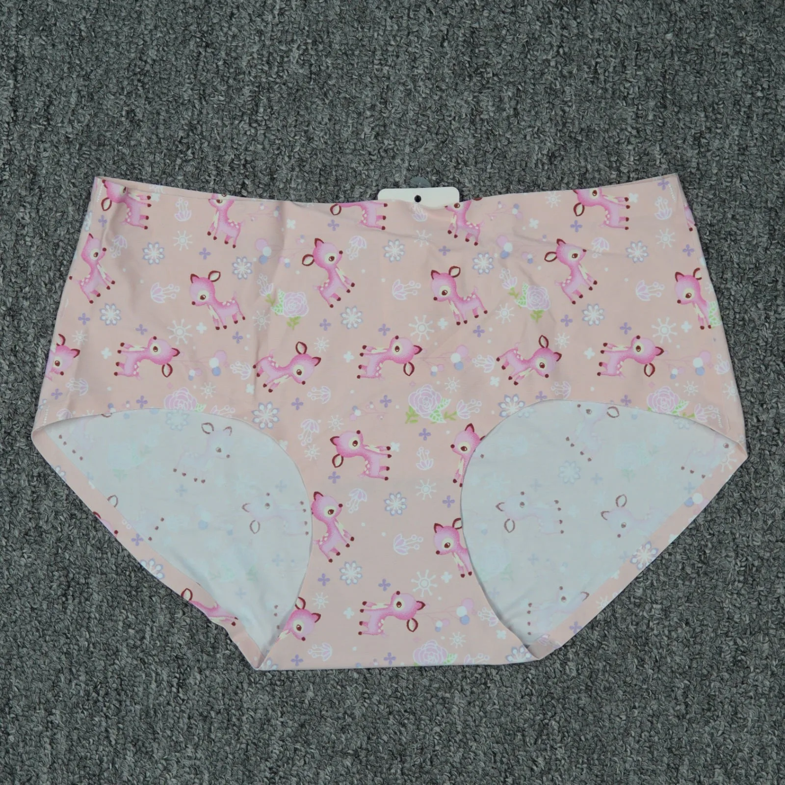 Extra Comfortable Seamless Printed Panty - Pink Deer